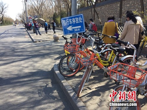 共享單車越來越多，出現(xiàn)在大街小巷。<a target='_blank'  _fcksavedurl='http://www.chinanews.com/' ></table>中新網(wǎng)</a> 吳濤 攝