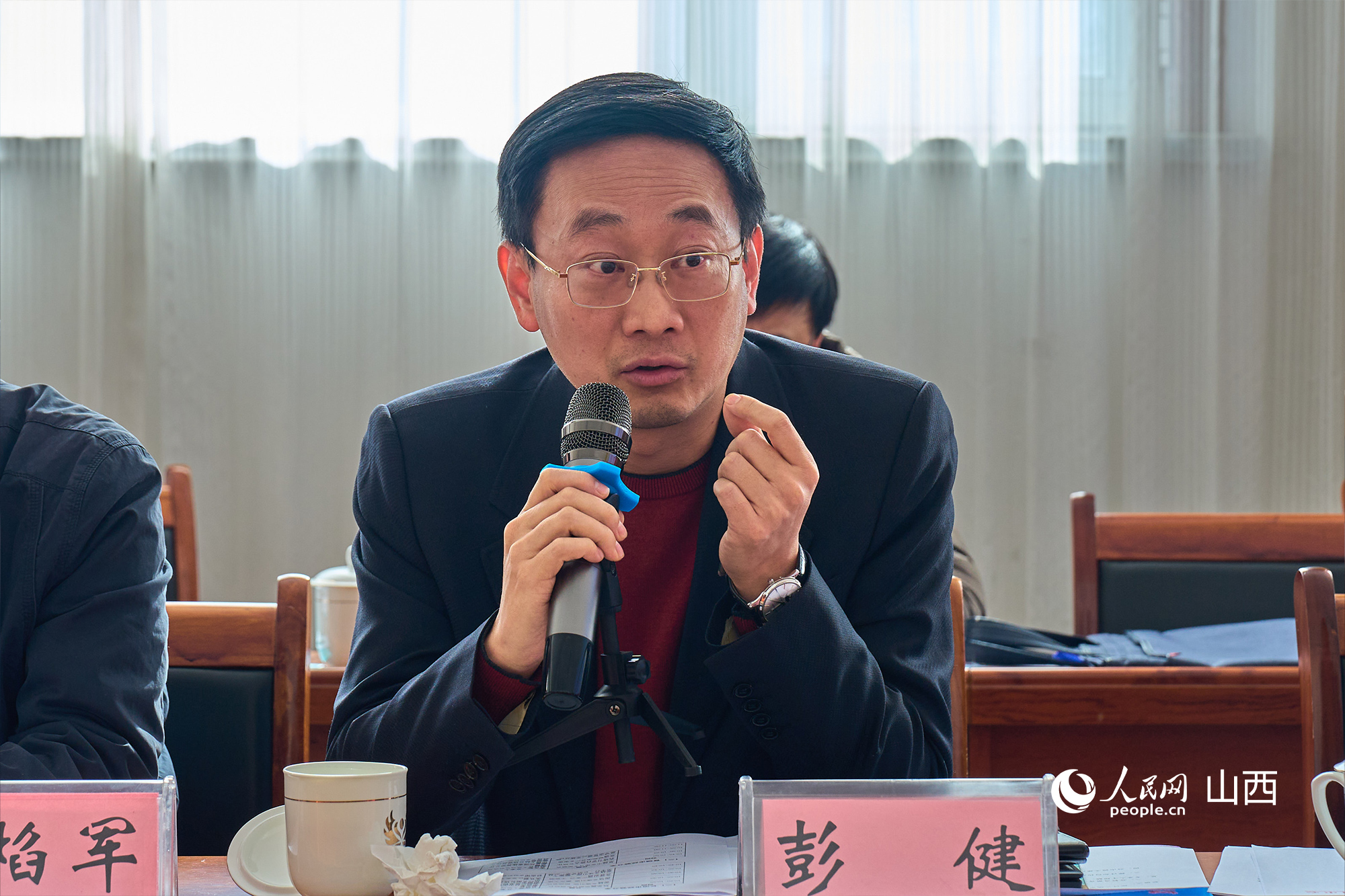 文化和旅游部文化和旅游研究基地（中國傳媒大學(xué)）主任彭健。人民網(wǎng) 張超寧攝